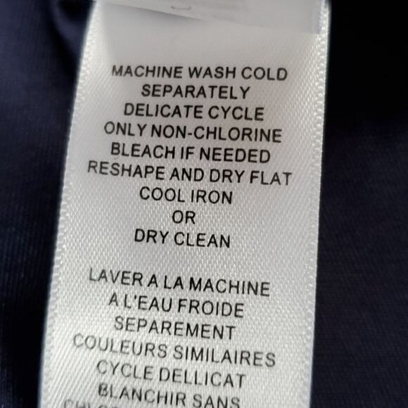 LAUNDRY by Shelli Segal Blue Embroidered Collared Long Sleeve Shirt Dress Size 2 - Picture 12 of 12